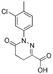 1-(3-CHLORO-4-METHYLPHENYL)-6-OXO-1,4,5,6-TETRAHYDROPYRIDAZINE-3-CARBOXYLIC ACID Struktur