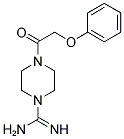 4-(2-PHENOXY-ACETYL)-PIPERAZINE-1-CARBOXAMIDINE Struktur