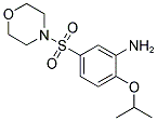 2-ISOPROPOXY-5-(MORPHOLIN-4-YLSULFONYL)ANILINE Struktur