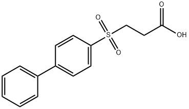 3-(BIPHENYL-4-SULFONYL)-PROPIONIC ACID Struktur