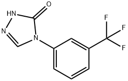 4-[3-(TRIFLUOROMETHYL)PHENYL]-2,4-DIHYDRO-3H-1,2,4-TRIAZOL-3-ONE Struktur