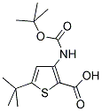 3-TERT-BUTOXYCARBONYLAMINO-5-TERT-BUTYLTHIOPHENE-2-CARBOXYLIC ACID Struktur