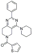 (2-PHENYL-4-PIPERIDIN-1-YL-7,8-DIHYDRO-5H-PYRIDO[4,3-D]PYRIMIDIN-6-YL)-THIOPHEN-2-YL-METHANONE Struktur