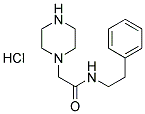 N-(2-PHENYLETHYL)-2-PIPERAZIN-1-YLACETAMIDE HYDROCHLORIDE Struktur