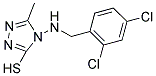 4-((2,4-DICHLOROBENZYL)AMINO)-5-METHYL-4H-1,2,4-TRIAZOLE-3-THIOL Struktur