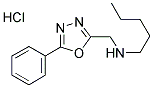 PENTYL-(5-PHENYL-[1,3,4]OXADIAZOL-2-YLMETHYL)-AMINE HYDROCHLORIDE Struktur