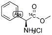 PHENYLGLYCINE METHYL ESTER HYDROCHLORIDE, L-, [1-14C] Struktur