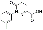 1-(3-METHYLPHENYL)-6-OXO-1,4,5,6-TETRAHYDROPYRIDAZINE-3-CARBOXYLIC ACID Struktur