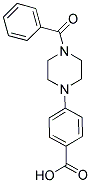 4-(4-BENZOYLPIPERAZIN-1-YL)BENZOIC ACID Struktur