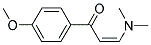 3-DIMETHYLAMINO-1-(4-METHOXY-PHENYL)-PROPENONE Struktur