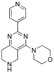 4-MORPHOLIN-4-YL-2-PYRIDIN-4-YL-5,6,7,8-TETRAHYDROPYRIDO[4,3-D]PYRIMIDINE Struktur