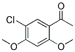 1-(5-CHLORO-2,4-DIMETHOXY-PHENYL)-ETHANONE Struktur