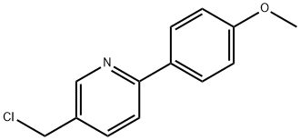 5-(CHLOROMETHYL)-2-(4-METHOXYPHENYL)PYRIDINE Struktur