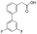 (3',5'-DIFLUORO-BIPHENYL-3-YL)-ACETIC ACID Struktur