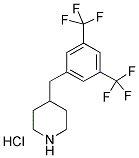 4-[3,5-BIS-(TRIFLUOROMETHYL)BENZYL]PIPERIDINE HYDROCHLORIDE Struktur