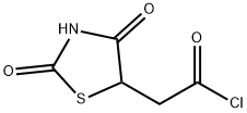 (2,4-DIOXO-1,3-THIAZOLIDIN-5-YL)ACETYL CHLORIDE Struktur