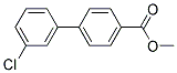 METHYL 3'-CHLORO[1,1'-BIPHENYL]-4-CARBOXYLATE Struktur