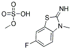 6-FLUORO-3-METHYL-1,3-BENZOTHIAZOL-2(3H)-IMINE METHYL SULFATE Struktur