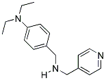 N,N-DIETHYL-4-(((PYRIDIN-4-YLMETHYL)AMINO)METHYL)ANILINE Struktur