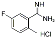 5-FLUORO-2-METHYL-BENZAMIDINE HYDROCHLORIDE Struktur