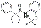 (PHENYLCYCLOPENTYL)-N-(2-(TRIFLUOROMETHOXY)PHENYL)FORMAMIDE Struktur