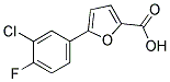 5-(3-CHLORO-4-FLUOROPHENYL)-2-FUROIC ACID Struktur