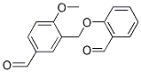 3-(2-FORMYL-PHENOXYMETHYL)-4-METHOXY-BENZALDEHYDE Struktur