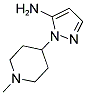 1-(1-METHYLPIPERIDIN-4-YL)-1H-PYRAZOL-5-AMINE Struktur