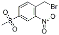 1-(BROMOMETHYL)-4-(METHYLSULFONYL)-2-NITROBENZENE Struktur