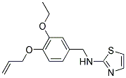 N-[4-(ALLYLOXY)-3-ETHOXYBENZYL]-1,3-THIAZOL-2-AMINE Struktur