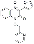 3-(2-FURYL)-1-(PYRIDIN-2-YLMETHOXY)QUINOXALIN-2(1H)-ONE 4-OXIDE Struktur