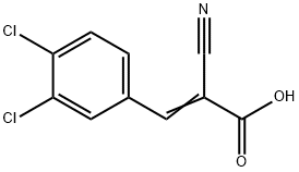 (2Z)-2-CYANO-3-(3,4-DICHLOROPHENYL)ACRYLIC ACID Struktur