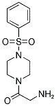 2-AMINO-1-(4-BENZENESULFONYL-PIPERAZIN-1-YL)-ETHANONE Struktur