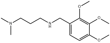 N,N-DIMETHYL-N'-(2,3,4-TRIMETHOXY-BENZYL)-PROPANE-1,3-DIAMINE Struktur