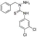 1-BENZYL-N-(3,4-DICHLOROPHENYL)HYDRAZINECARBOTHIOAMIDE Struktur