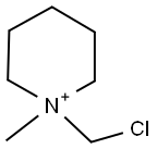 1-(CHLOROMETHYL)-1-METHYLPIPERIDINIUM Struktur