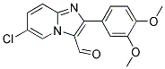 6-CHLORO-2-(3,4-DIMETHOXY-PHENYL)-IMIDAZO[1,2-A]-PYRIDINE-3-CARBALDEHYDE Struktur