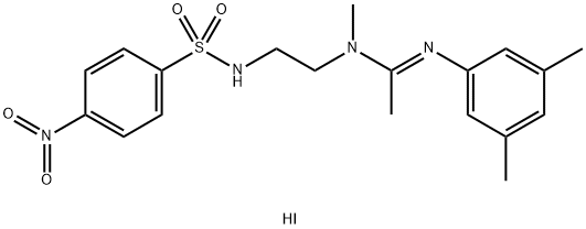 N'-(3,5-DIMETHYLPHENYL)-N-METHYL-N-(2-([(4-NITROPHENYL)SULFONYL]AMINO)ETHYL)ETHANIMIDAMIDE Struktur