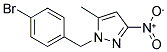 1-(4-BROMO-BENZYL)-5-METHYL-3-NITRO-1H-PYRAZOLE Struktur