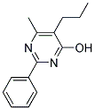 6-METHYL-2-PHENYL-5-PROPYLPYRIMIDIN-4-OL Struktur