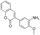 3-(3-AMINO-4-METHOXY-PHENYL)-CHROMEN-2-ONE Struktur