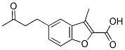 3-METHYL-5-(3-OXO-BUTYL)-BENZOFURAN-2-CARBOXYLIC ACID Struktur