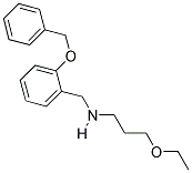 N-(2-(BENZYLOXY)BENZYL)-3-ETHOXYPROPAN-1-AMINE Struktur