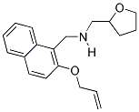 N-([2-(ALLYLOXY)-1-NAPHTHYL]METHYL)-N-(TETRAHYDROFURAN-2-YLMETHYL)AMINE Struktur