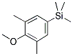 1-(TRIMETHYLSILYL)-3,5-DIMETHYL-4-METHOXYBENZENE Struktur