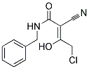 (2Z)-N-BENZYL-4-CHLORO-2-CYANO-3-HYDROXYBUT-2-ENAMIDE Struktur