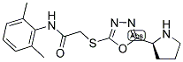 N-(2,6-DIMETHYL-PHENYL)-2-(5-PYRROLIDIN-2-YL-[1,3,4]OXADIAZOL-2-YLSULFANYL)-ACETAMIDE Struktur