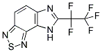 7-(PENTAFLUOROETHYL)-8H-IMIDAZO[4,5-E][2,1,3]BENZOTHIADIAZOLE Struktur