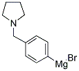 (4-(1-PYRROLIDINYLMETHYL)PHENYL)MAGNESIUM BROMIDE Struktur