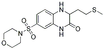 3-[2-(METHYLTHIO)ETHYL]-7-(MORPHOLIN-4-YLSULFONYL)-3,4-DIHYDROQUINOXALIN-2(1H)-ONE Struktur